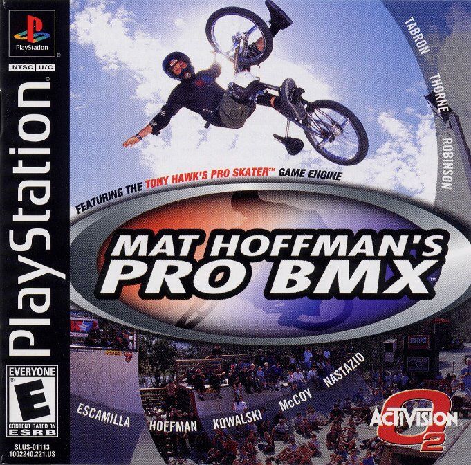 Mat Hoffman's Pro BMX box art for Playstation